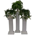 Pillars type marble pedestal in bulk sale