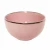 Import Pink Color Stoneware dinner plate with gold rim from China