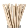 Plant Fiber Straw Customized Logo Drinking Beverage Bamboo Straw Eco Friendly Straws Bamboo