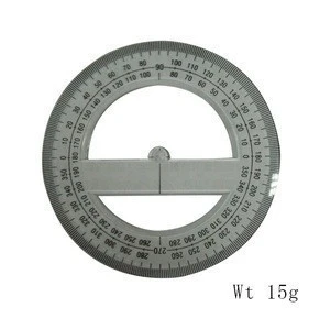 plastic 360 degree circular protractor