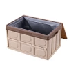 Plastic Folding Storage Crate Box Stacking Foldable Bins Organizer Box Container