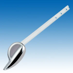 Plastic rod chrome plated toilet handle tank lever