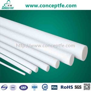 Plastic round bar PTFE material extruded rods in diameter 3mm,4mm,5mm,10mm
