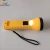 Import Plastic solar powered hand held led flashlight rechargeable solar torch lights with solar board charging from China