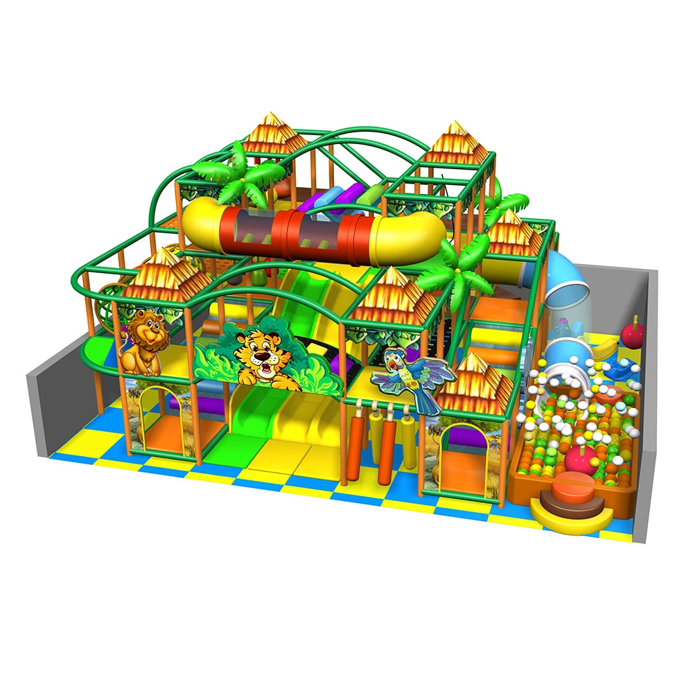 Playground Equipment Facilities Daycare Commercial TUV Certified German Indoor Plastic Playground 3-15 Years Old 12 Months