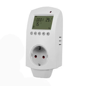 Plug In Thermostat with Digital LCD Screen Display