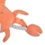 Import Plush Pet Toys Animal Shape  8" Crab Squeaky Chew Dog Toys from China