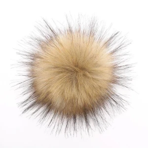Pompom Fur Ball pom pom fur balls Hats Size Real Fake Fox Raccoon Fur Plush