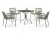 Import Popular  Best Sale  Chairs and Steel Frame Table Dining Set Outdoor Patio Garden Furniture from China