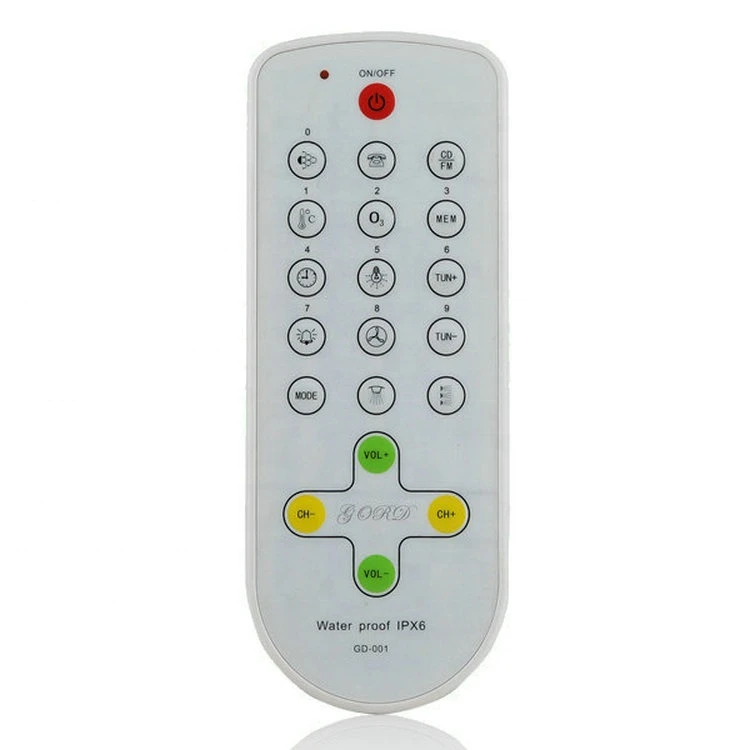 Popular customize logo IP67 smart waterproof IR remotes universal tv  programmable remote control