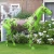 Popular Outdoor Decoration Painted Colorful Fiberglass Horse Statue