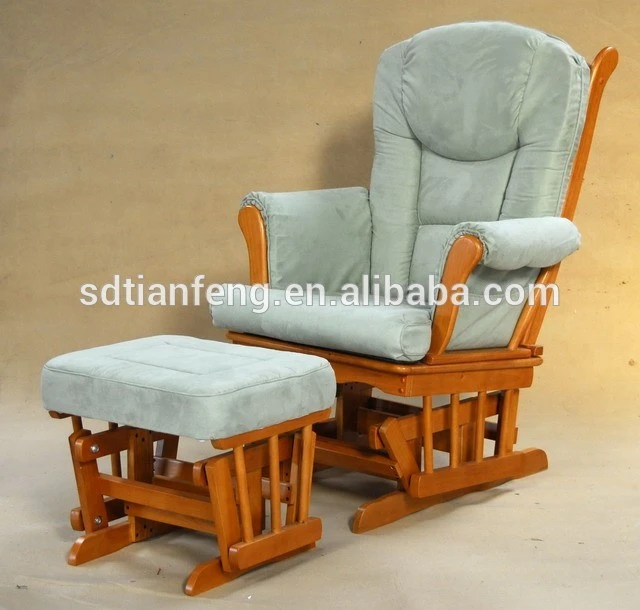 Popular Recliner Rocking Chair with footstool
