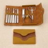 Portable 10 Pcs Stainless Steel Manicure Pedicure Tool Kit Nail Care Set