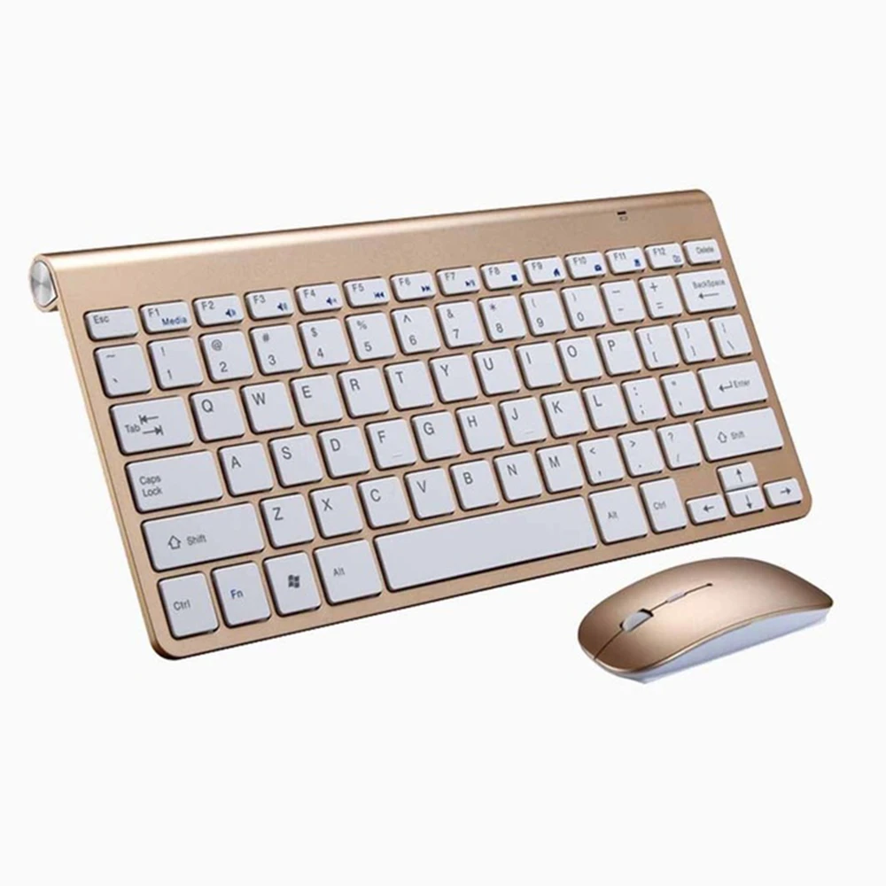 Portable 2.4Ghz Wireless Keyboard and Mouse Combo For Apple Ipad Android Tablet