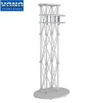 Portable Exhibition Folding TV Stand for Aluminium Foldable Truss Display Stand 17" to 65" Television, easy assembly