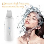 portable professional digital manual sonic derma facial dead skin  ultrasonic ion skin scrubber