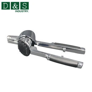 Portable Safety Fruit Vegetable Crusher Tools Manual Zinc Alloy ABS Garlic Press