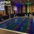 Portable seamless light up led video dance floor with twinkling star lights for party wedding nightclub