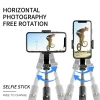 Portable Wireless Tripod Selfie Stick Mini Extendable monopod selfie Stick Stand With Gimbal stabilizer