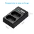 Import Powerextra hot selling  LCD Dual USB Digital Camera Battery Charger For Sony NP-FZ100  digital Battery from China