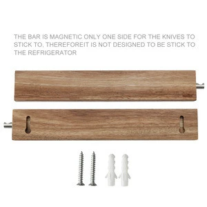 Powerful Collective Knife Magnetic Knife Holder Wood Strip Block