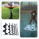 Powerful earth auger ground drill/ good quality holing puncher/ handle hole digger