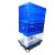 PP Plastic heavy duty folding plastic storage solid box with lid plastic collapsible crates with lid