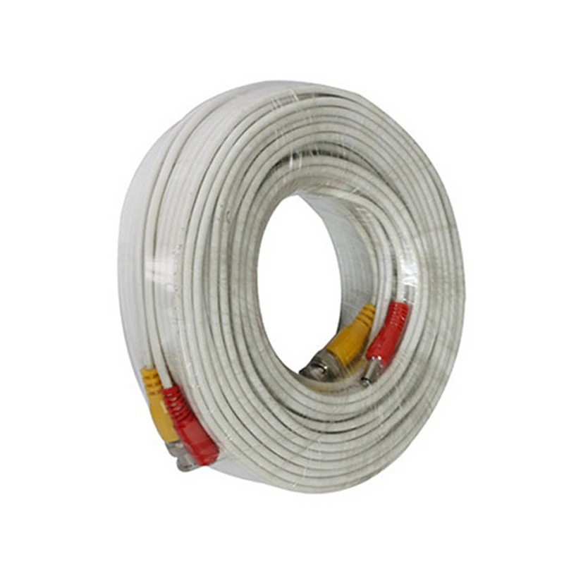 Pre-made Siamese wire security camera cables cctv Power and Video CCTV Cable/50ft (VP50FT)