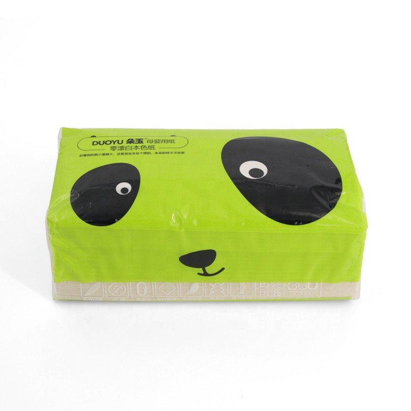 Premium Bamboo Fiber Facial Tissue Paper for Mother and Baby