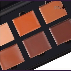 Private label makeup cosmetics magnetic makeup concealer palette paper package