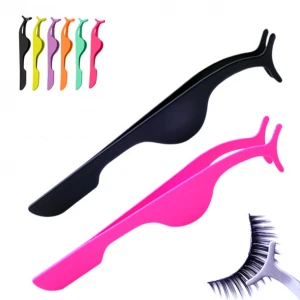Private Logo Eyelash Extension in Different Colors, Stainless Steel Tweezers