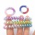 Import produce Wholesale custom Mixed colors telephone wire elastic hair band from China