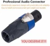 Professional Audio High Quality NL4 Speakon Wiring Cable Connector Female