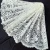 Import Professional Wholesale soft Nylon spandex Lace Materials white lace fabric French lace fabric from China