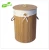 Import Promotion Bamboo Laundry basket Flat Packing Foldable Natural bamboo basket from China