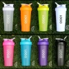 Promotion Gift Custom Bpa Free Plastic Gym Shaker Bottle 600ml Sports Shaker Water Bottle With Shaker Ball