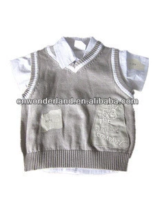 pullover children knit vest school uniform