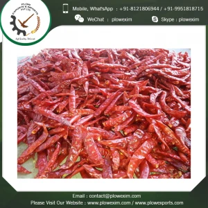 Pure Wholesale Sanam Red Chilis / Red Dry Chili with Stem