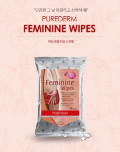 [Purederm] Feminine Wipes(women clean tissue 15 pieces) _ KOREAN COSMETICS