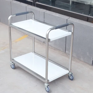 Quality assurance  corrosion protection and durable stainless steel trolley food service cart