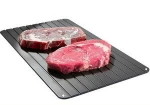 Quick Defrost Magic Tray Non-Stick Aluminum Thaw Plate For Thawing Meat Fast-Frozen Food