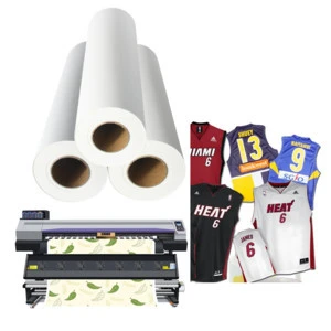 Quick dry roll dye sublimation heat transfer paper for light fabric transfer printing