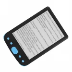 Reading and reviewing novel 6 Inch Mode ink screen e-paper Book multi format reader reading e-paper book on hand eink ebook read