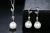 Import real women 925 sterling silver pearl gemstone earrings set jewelry manufacturer from China
