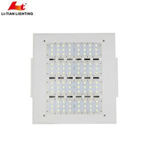Recessed easy installation IP65 explosion proof meanwell driver 200w 130lm led gas station canopy light