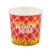 Recyclable food packaging takeaway french fries cup/fried french cup