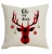 Import Red Black Christmas Buffalo Check Plaid Pillow Cover Winter Deer Home Decorative Throw Pillow Case Cushion Cover for Sofa from China