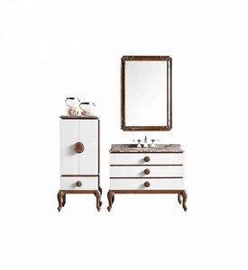 Redoak Solid Wood Antique Special Bathroom Furniture Cabinet