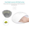 Reisam 48W UV Lamp & LED Light Nail Dryer Portable Mini Nail Dryer Fan