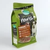 resealable zipper food grade green packaging storage pet food bag